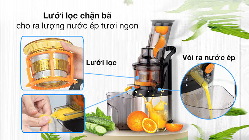 Máy ép chậm Kalite KL-565 - Hàng chính hãng