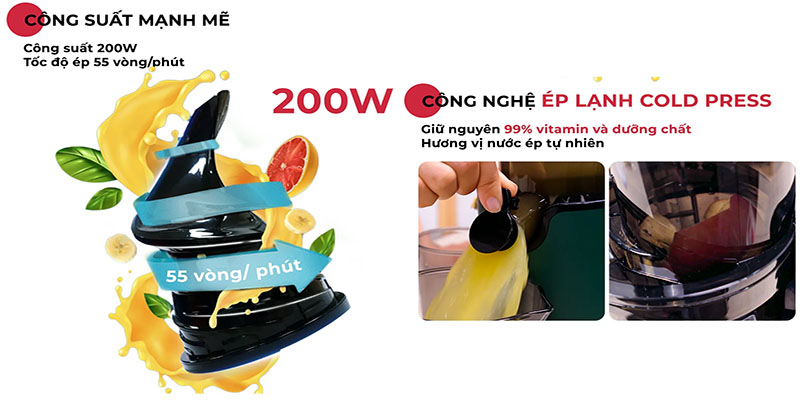 Máy ép chậm Magic Eco AC-133 - Hàng chính hãng