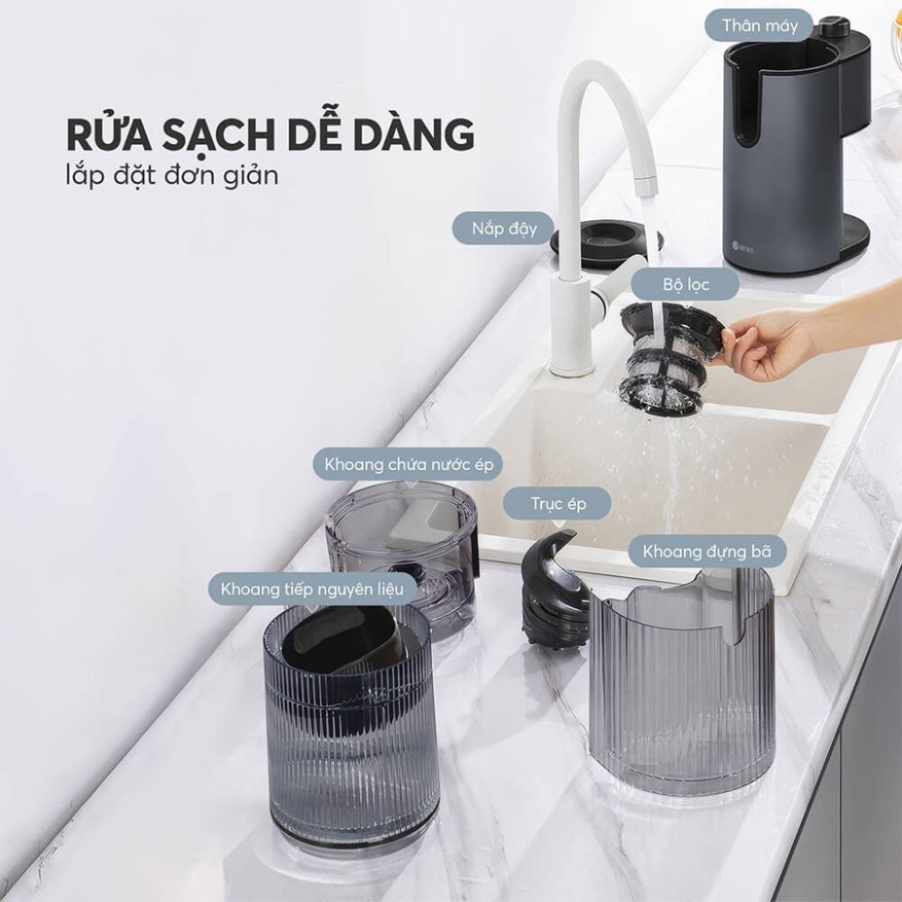 Máy ép chậm Elmich JEE-8758OB - Hàng chính hãng