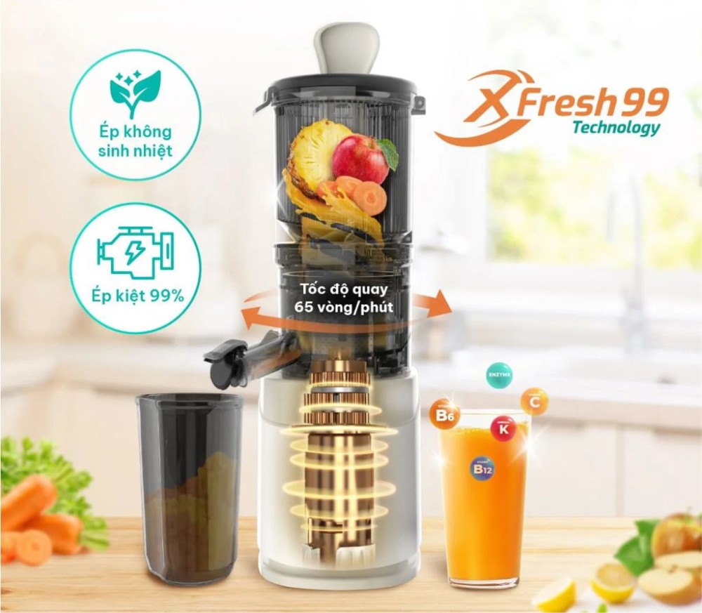Máy ép chậm Livotec LSJ-B68S - Hàng chính hãng