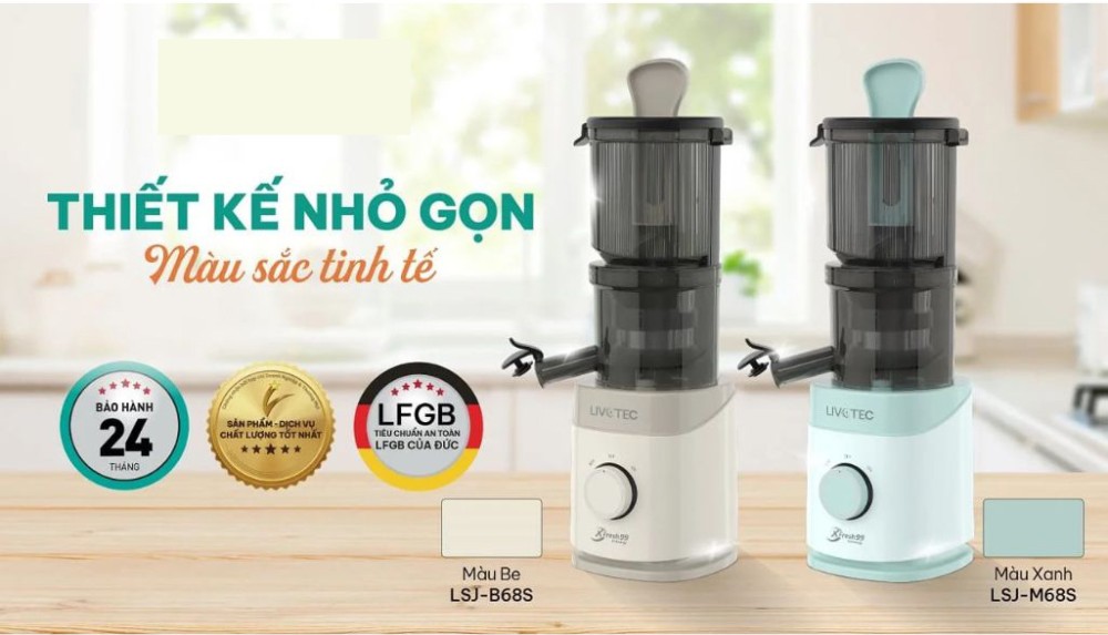 Máy ép chậm Livotec LSJ-B68S - Hàng chính hãng