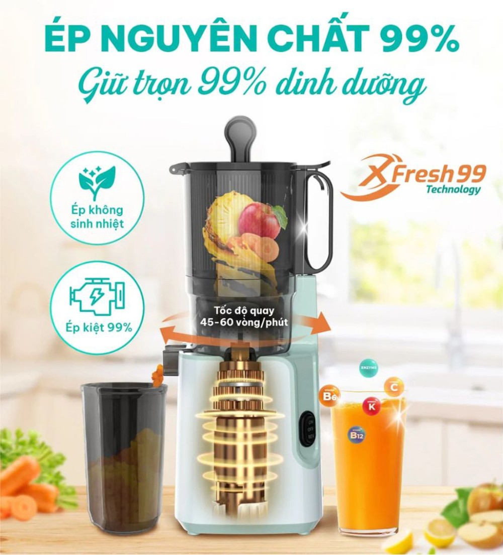 Máy ép chậm Livotec LSJ-M80S Plus - Hàng chính hãng