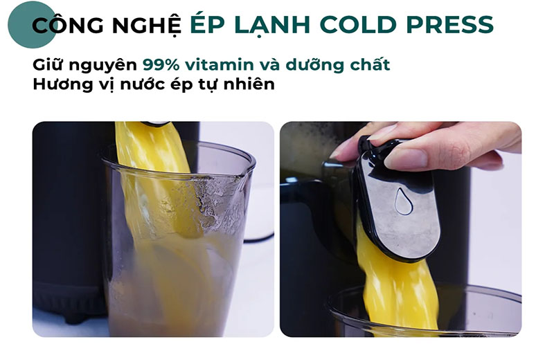 Máy ép chậm miệng rộng Magic Eco AC-144 - Hàng chính hãng