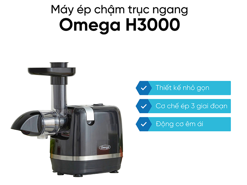 Máy ép chậm Omega H3000 - Hàng chính hãng