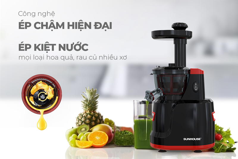 Máy ép chậm Sunhouse SHD5502 - Hàng chính hãng