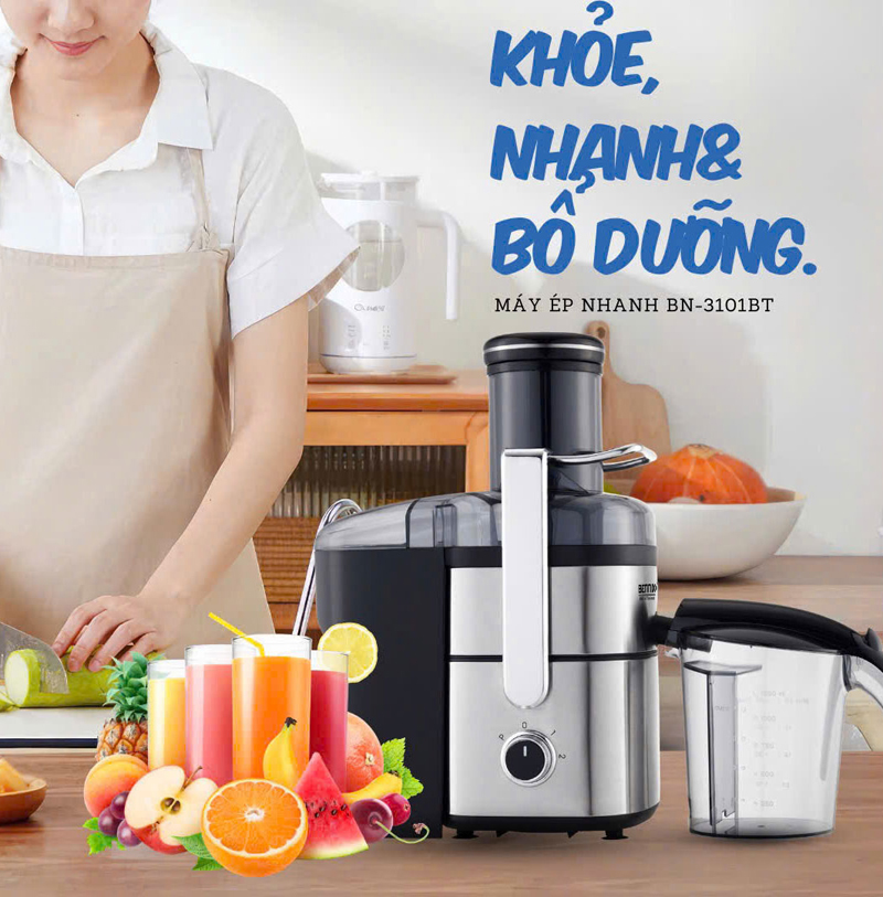 Máy ép nhanh Bennix BN-3101BT - Hàng chính hãng