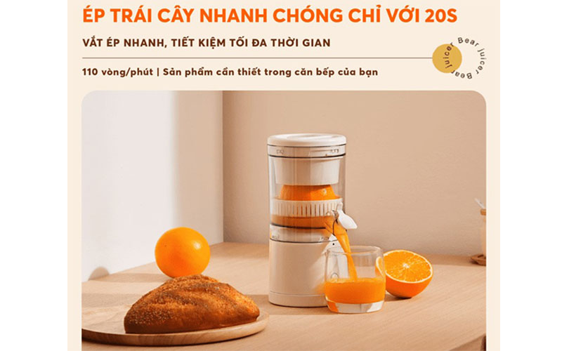 Máy ép trái cây Bear ZZJ-F45A5 - Hàng chính hãng