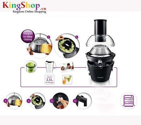 Máy ép trái cây Philips HR1869 - Công suất 700W - Hàng chính hãng