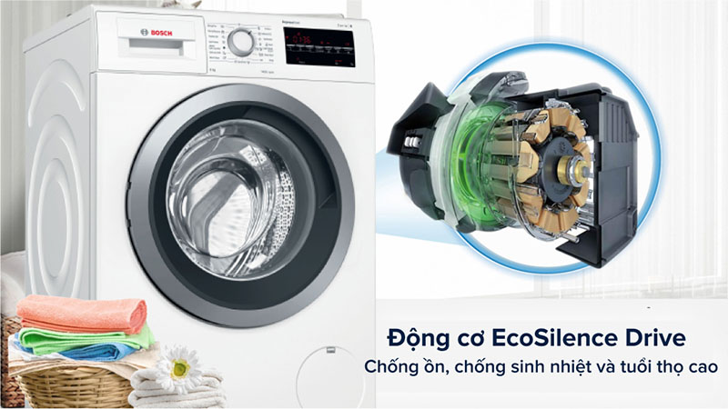 Máy giặt 9 kg Bosch WAT28482SG - Hàng chính hãng