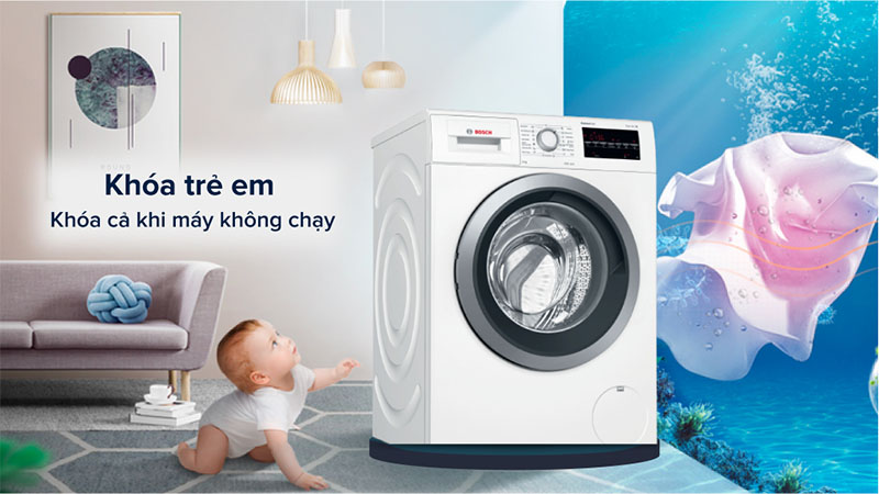 Máy giặt 9 kg Bosch WAT28482SG - Hàng chính hãng