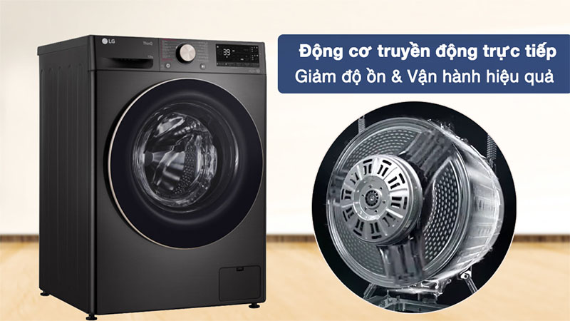Máy giặt AI DD Inverter 12 kg LG FV1412S3BA - Hàng chính hãng