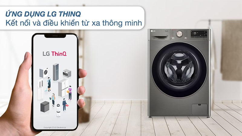 Máy giặt AI DD Inverter 12 kg LG FV1412S3PA - Hàng chính hãng