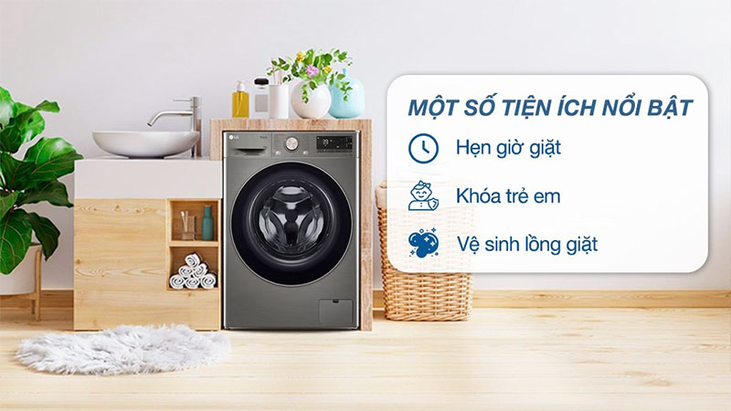 Máy giặt AI DD Inverter 12 kg LG FV1412S3PA - Hàng chính hãng