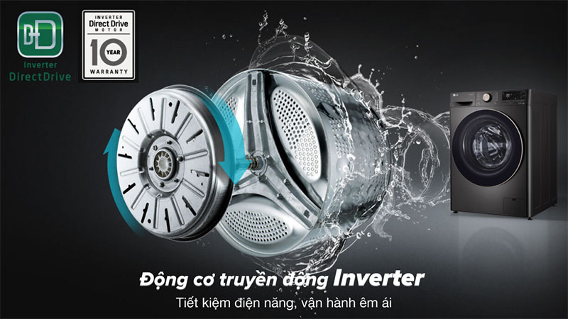 Máy giặt AI DD Inverter 14 kg LG FV1414S3BA  - Hàng chính hãng