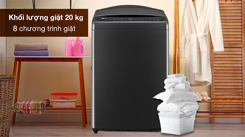 Máy giặt AI DD Inverter 20 kg LG TV2520DV7J  - Hàng chính hãng