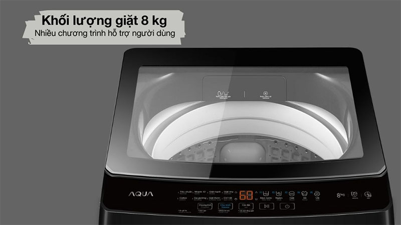 Máy giặt Aqua 8 kg AWM8-316K(B) - Hàng chính hãng