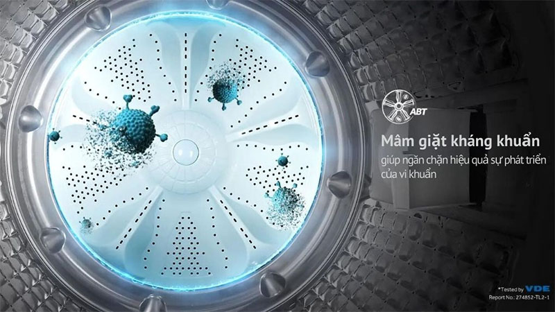 Máy giặt Aqua 8 kg AWM8-316K(B) - Hàng chính hãng