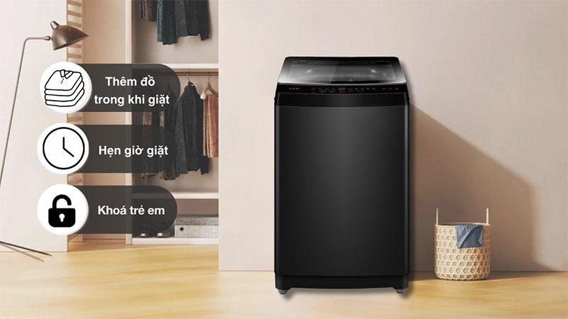 Máy giặt Aqua 8 kg AWM8-316K(B) - Hàng chính hãng