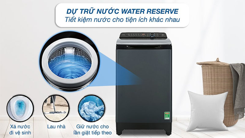 Máy giặt 12 kg Aqua AQW-FR120HT-BK - Hàng chính hãng