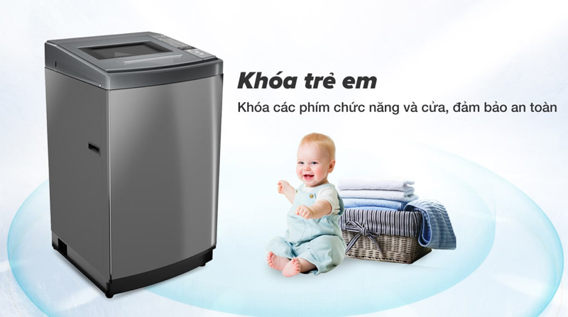 Máy giặt Aqua AQW-KS80GT S (8kg) - Hàng chính hãng