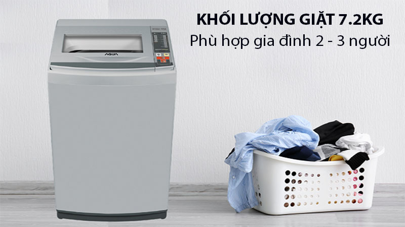 Máy giặt Aqua AQW-S72CT(H2) - Hàng chính hãng