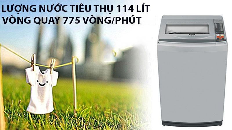 Máy giặt Aqua AQW-S72CT(H2) - Hàng chính hãng