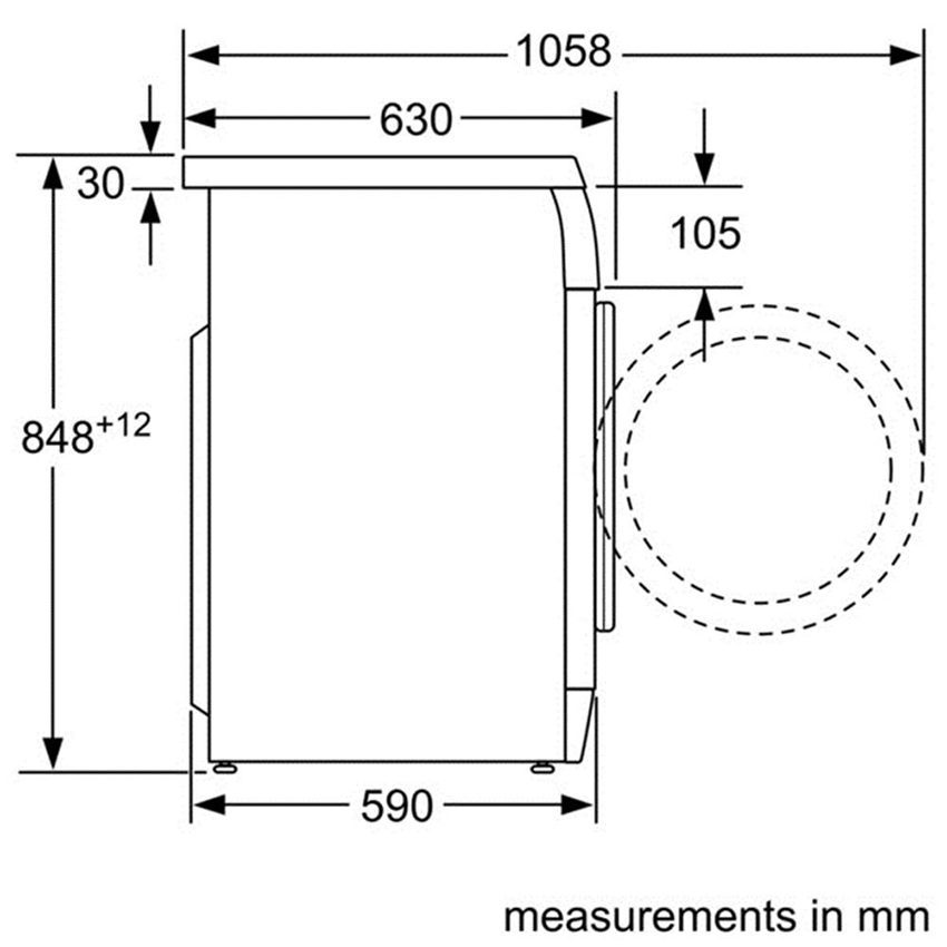 Máy giặt Bosch WAS-32449SG - Hàng chính hãng