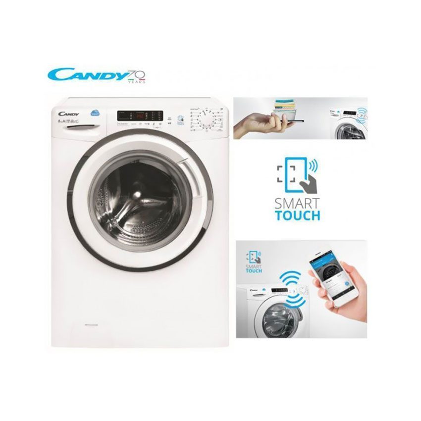 Máy giặt Candy HCS 1282D3Q/1-S - Hàng chính hãng