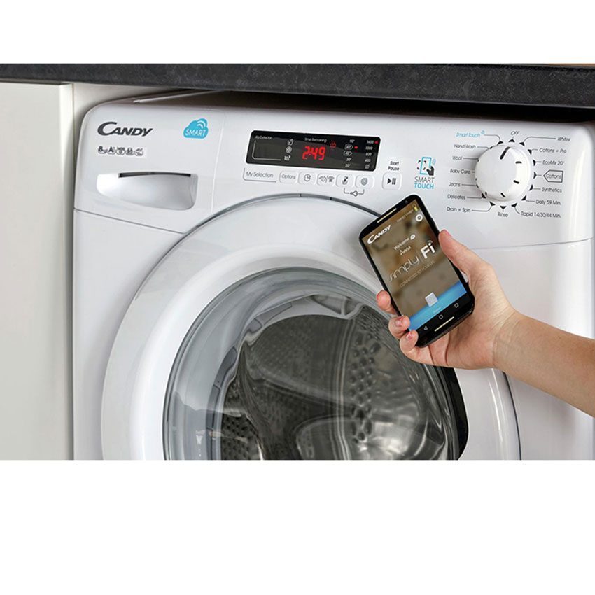 Máy giặt Candy HCS 1282D3Q/1-S - Hàng chính hãng