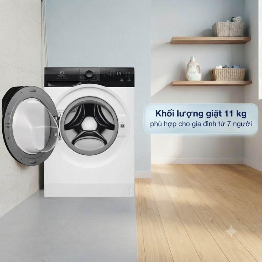 Máy giặt cửa ngang Electrolux 11kg UltimateCare 300 EWF1124D3EC - Hàng chính hãng