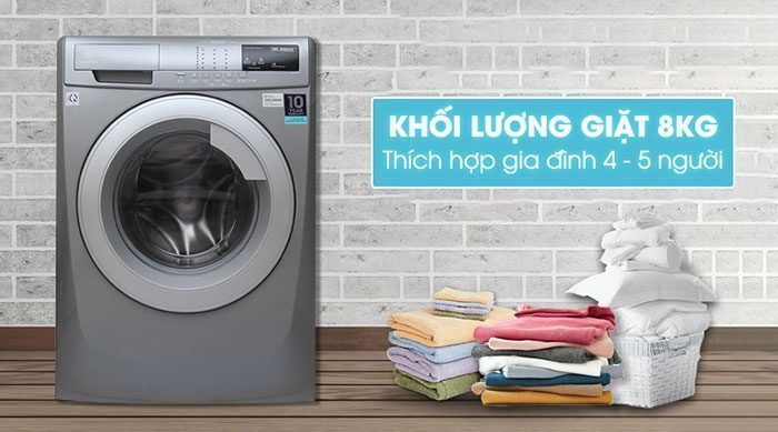Máy giặt Electrolux EWF-12844S - Hàng chính hãng