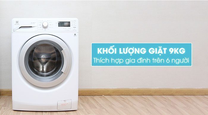 Máy giặt Electrolux Inverter 9 kg EWF12942 - Hàng chính hãng