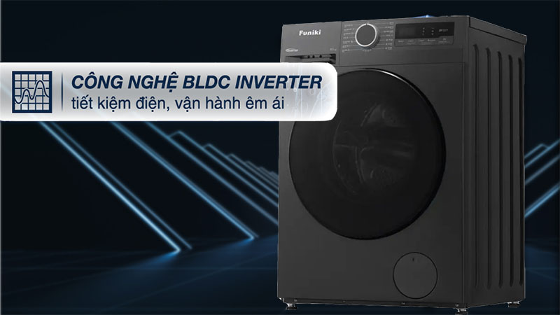 Máy giặt Inverter 10.5kg Funiki HWM-F8105ADG - Hàng chính hãng