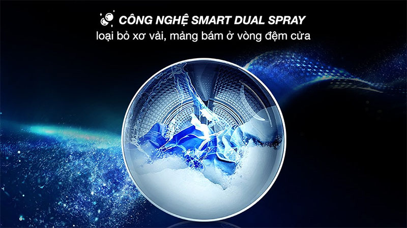 Máy giặt Inverter 10 kg Aqua AQD-DW1000J.BK  - Hàng chính hãng