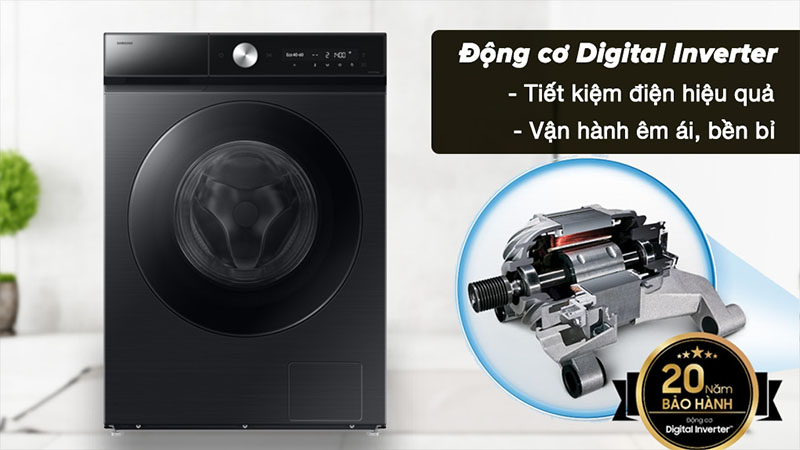 Máy giặt Samsung Inverter 11 kg WW11CB944DGBSV - Hàng chính hãng