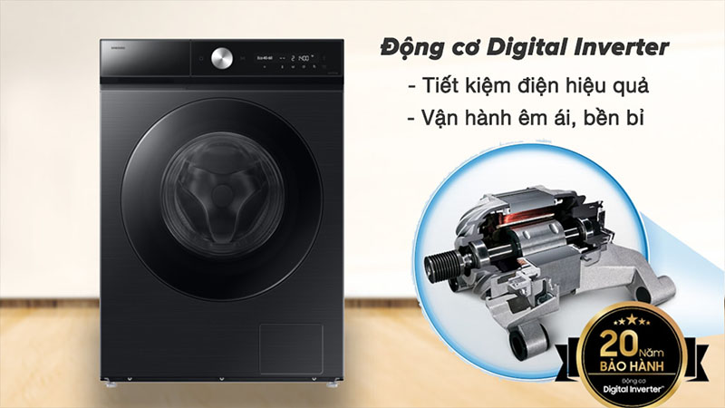 Máy giặt Inverter 12kg Samsung WW12CB944DGBSV - Hàng chính hãng