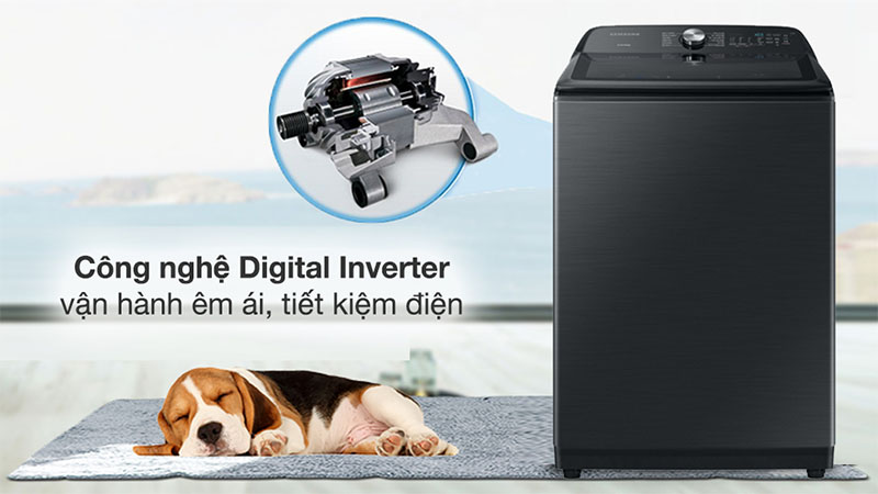 Máy giặt Inverter 23kg Samsung WA23A8377GV/SV - Hàng chính hãng