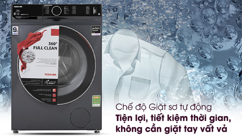 Máy giặt Inverter 9.5 Kg Toshiba TW-BK105G4V(MG) - Hàng chính hãng