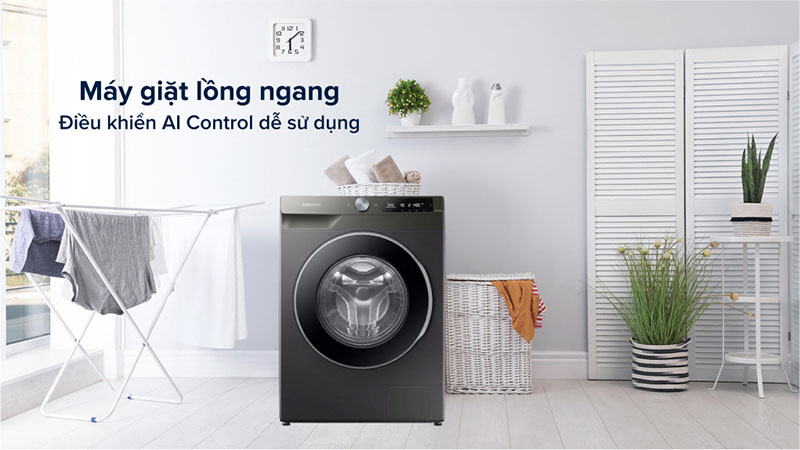 Máy giặt Inverter 9kg Samsung WW90T634DLN/SV - Hàng chính hãng