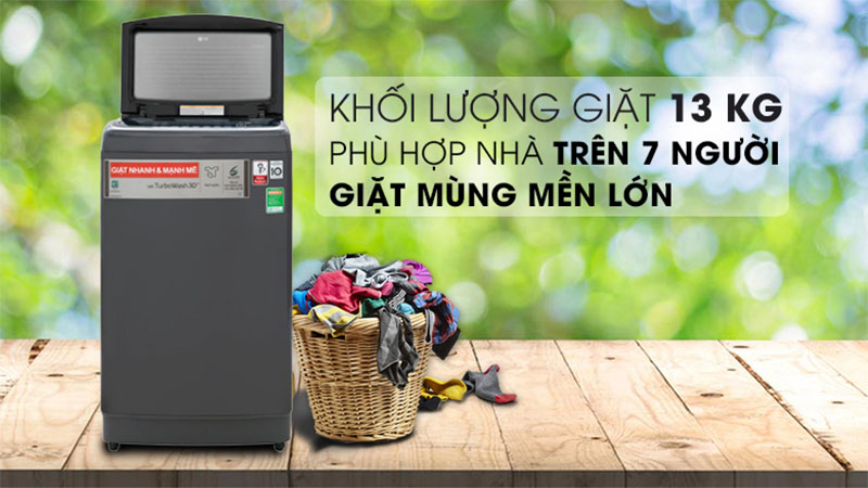 Máy giặt Inverter LG TH2113SSAK - Hàng chính hãng