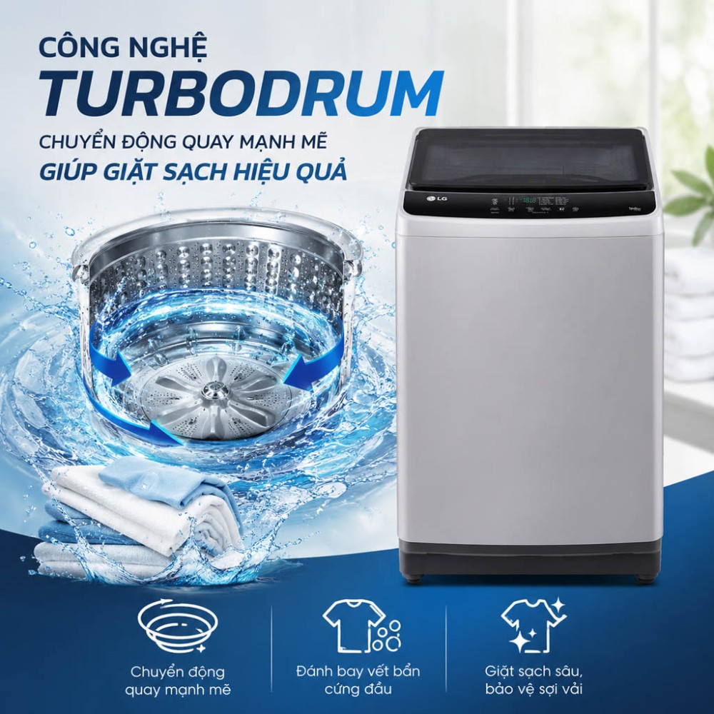 Máy giặt LG 9kg T2109NT1G.ALSPEVN - Hàng chính hãng