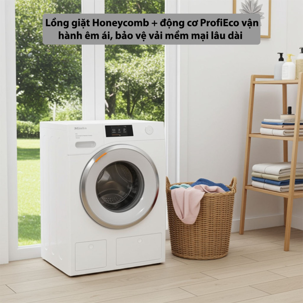 Máy giặt Miele 9 kg WWV980 WPS Passion W1 - Hàng chính hãng