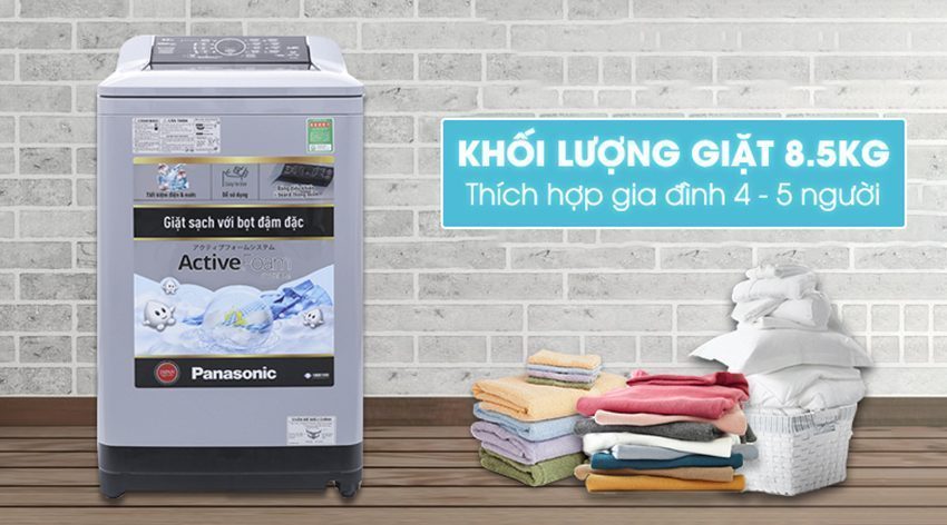 Máy giặt Panasonic NA-F85A4GRV - Hàng chính hãng