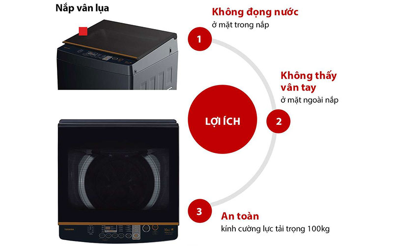 Máy giặt Toshiba AW-DM1100JV(MK) - Hàng chính hãng