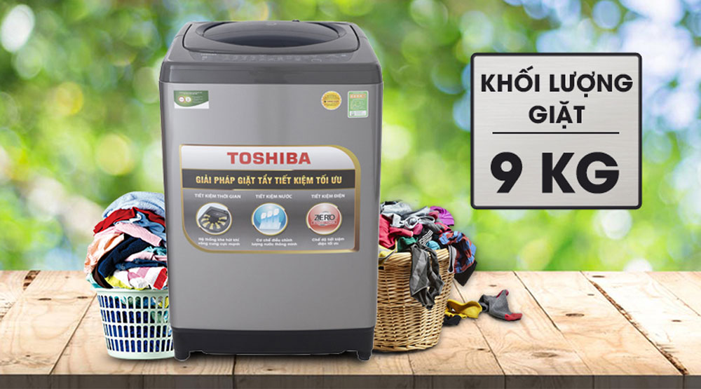 Máy giặt Toshiba AW-H1000GV SB( 9kg) - Hàng chính hãng