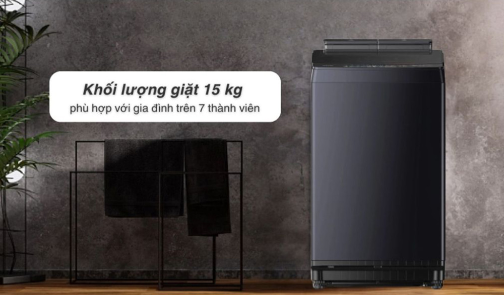 Máy giặt Toshiba Inverter 15.0Kg AW-DUHN1600LV(MG) - Hàng chính hãng