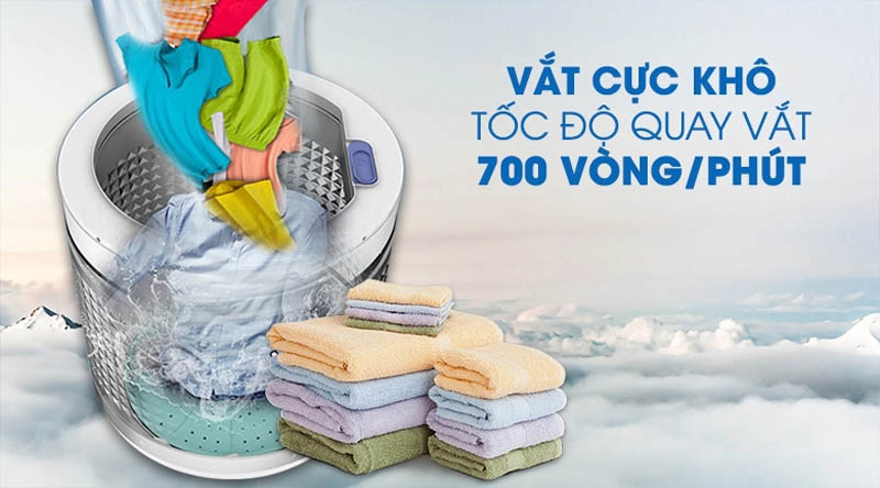Máy giặt Aqua 9 Kg AQW-S90CT.S - Hàng chính hãng