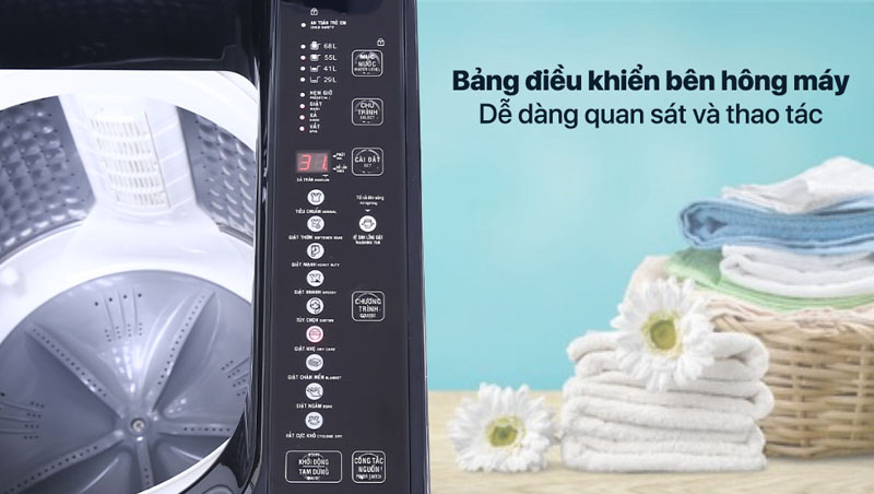 Máy giặt Aqua 10 kg AQW-U100FT.BK - Hàng chính hãng