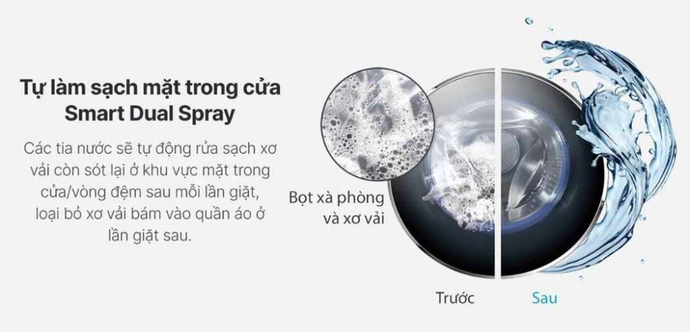 Máy giặt Aqua inverter 10 kg AW10-B4959U1K(B) - Hàng chính hãng