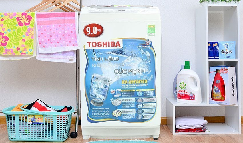 Máy giặt cửa trên Inverter Toshiba AW-DC1000CV - Hàng chính hãng
